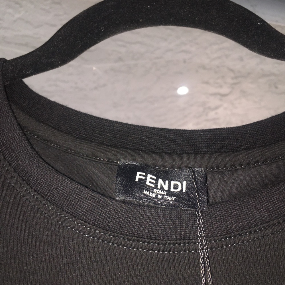 Black Fendi Mania Tee